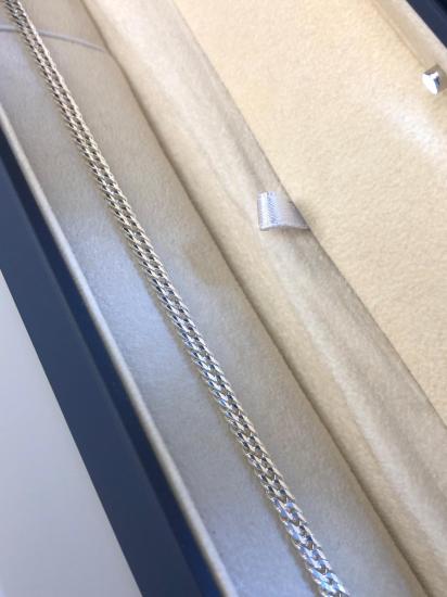 Erkek Gümüş Bileklik - Oluklu Nano Model Erkek Bileklik 3 Bakla 60 Mikron • Işıklı Kutuda
