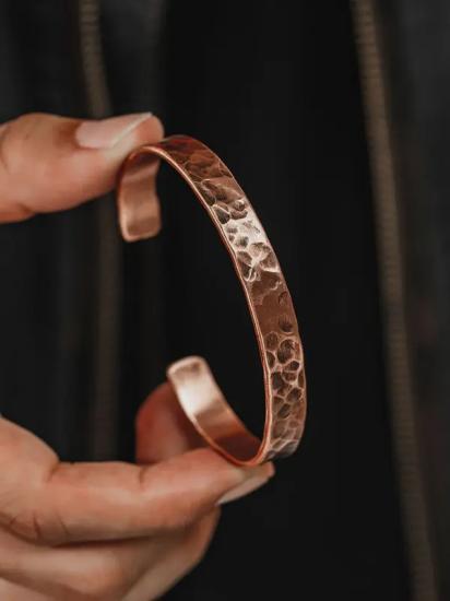 Dövme Model Bakır Bilezik  • Sevgiliye • Eşe • Babaya Hediye Bileklik