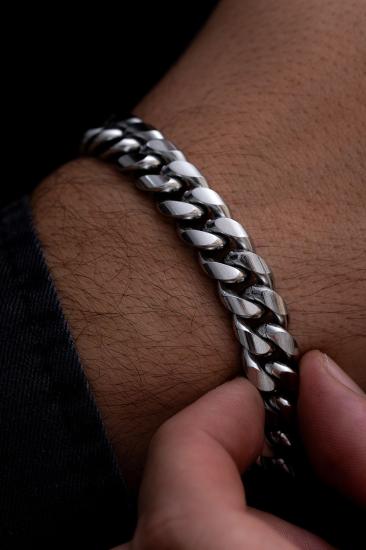 10mm Gurmet Model Sık Örüm Erkek Çelik Bileklik • Sevgiliye • Eşe • Babaya • Bileklik