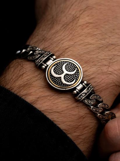 Üç Hilal Mhp Ortası Dönen Gurmet Zincir• Işıklı Kutuda Sevgiliye • Eşe • Babaya Hediye Bileklik