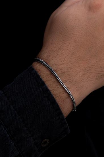 Vog 3.5mm Tilki Kuyruğu Model 925 Ayar Gümüş Sevgiliye,Babaya,Eşe,Arkadaşa Hediye Bileklik