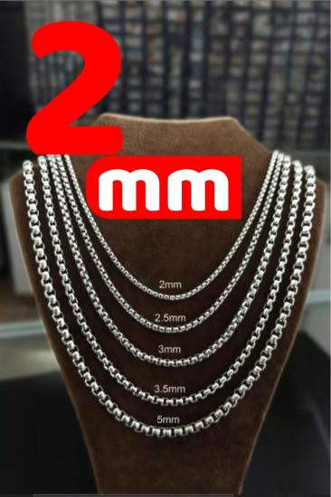 Vog Vip Lüks 2Mm Polo Model Erkek Çelik - Sevgiliye - Eşe - Babaya - Arkadaşa Hediye Kolye