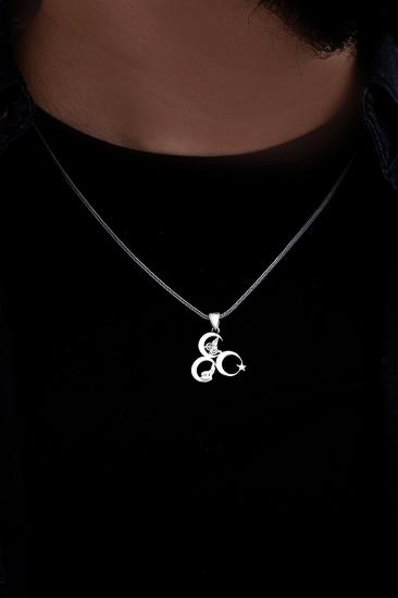 Üç Hilal Tuğralı Bozkurtlu Ay Yıldızlı Ülkücü Gümüş • Işıklı Kutuda • Sevgiliye • Eşe • Babaya Kolye