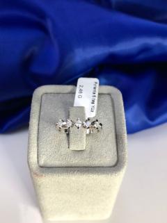 VOG 0.20 CT F-VS  PIRLANTA 5 TAŞ 14 AYAR ALTIN ŞIK TASARIM BEYAZ RENK YÜZÜK