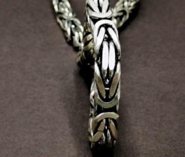 VOG 11mm Kare Model Erkek 925 Ayar Gümüş Kral Bileklik Künye  SARI,ROZE SEÇENEĞİ