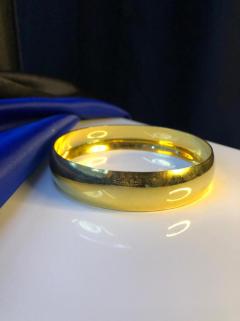 24 Ayar Altın Kaplama 1.5 Mm Baca Bilezik * Düğün • Nişan • Söz Takı Bileziği