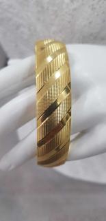 Vog 24 Ayar Altın Kaplama 15 Mm Afrodit Bilezik