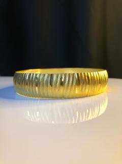 24 Ayar Altın Kaplama 15 Mm Havuç Bilezik • Düğün • Nişan • Söz Takı Bileziği