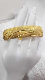 VOG 24 AYAR ALTIN KAPLAMA  15 MM MISIR BİLEZİK