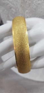 Vog 24 Ayar Altın Kaplama 15 Mm Pus Bilezik