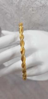 24 Ayar Altın Kaplama 2 Mm Paftalı Burma Bilezik * Düğün • Nişan • Söz Takı Bileziği