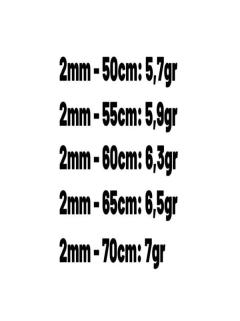 Vog 2mm Gurmet Zincir 925 Ayar Unisex Gümüş Kolye