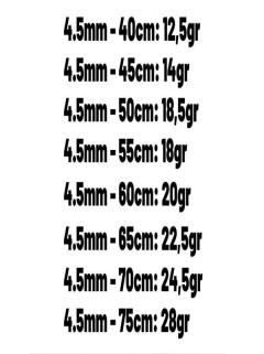 Vog 4.5mm Burma Model Halat Zincir 925 Ayar Unisex Gümüş Kolye
