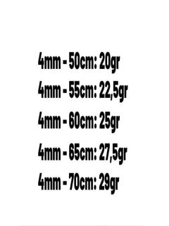 Vog 4mm Top Zincir Model 925 Ayar Gümüş Erkek Kadın Kolye Zincir