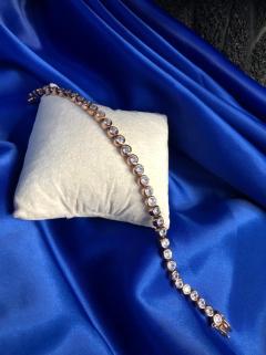 VOG 5MM ASPİRİN MODEL SUYOLU BİLEKLİK 925 AYAR GÜMÜŞ ROZE RENK SARI,BEYAZ RENK SEÇENEĞİ