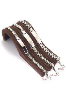 6mm Euro Kral İsim Yazılan Kalın Model Gümüş Künye • Sevgiliye • Eşe • Hediye Bileklik