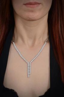 Vog Almira 925 Ayar Gümüş Su Yolu Set - Düğün - Nişan - Söz - Sevgiliye - Eşe Takım