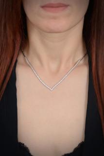 Vog Alya Gümüş 925 Ayar Gümüş Su Yolu Set - Düğün - Nişan - Söz - Sevgiliye - Eşe Takım