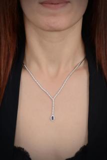 Vog Belinda Ametist 925 Ayar Gümüş Su Yolu Set - Düğün - Nişan - Söz - Sevgiliye - Eşe Takım