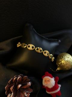 VOG CARTİ SERİSİ SARI RENK GÜMÜŞ BİLEKLİK