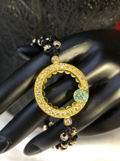 VOG ÇEYREK VE GRAM TAKILAN 24 AYAR ALTIN KAPLAMA BİLEKLİK