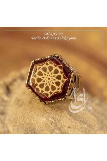 Erkek Gümüş Yüzük - Islam Usta Tasarımı Miras Model 2 • Işıklı Kutuda • Sevgiliye • Eşe Yüzük