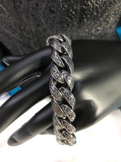 VOG ESKİTME OTTOMAN DESENLİ BİLEKLİK İSVEÇ ÇELİK