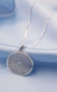 Vog Esma-Ül Hüsna 925 Ayar Gümüş Kolye