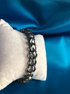 VOG GOTİK TASARIM  OKSİDE ERKEK 925 AYAR GÜMÜŞ BİLEKLİK