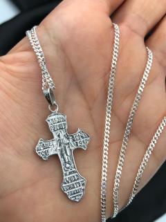 VOG HAÇ 5 MODEL SERİSİ GÜRMET BEYAZ RENK GÜMÜŞ KOLYE