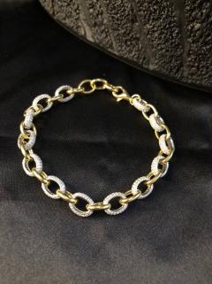 VOG HALO SERİSİ SARI RENK GÜMÜŞ BİLEKLİK