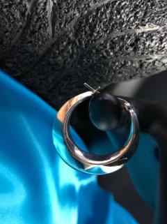 VOG HİLAL ŞARNİYEL  925 AYAR GÜMÜŞ BEYAZ RENK KÜPE YEŞİL,ROZE RENK SEÇENEĞİ