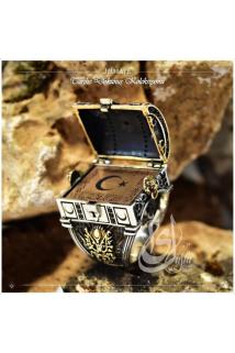 Erkek Gümüş - Islam Usta Tasarımı Himaye • Işıklı Kutuda • Sevgiliye • Eşe Yüzük