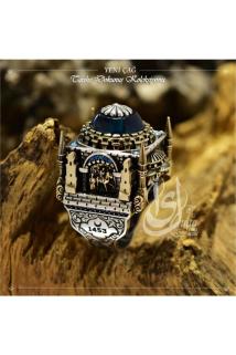 Erkek Gümüş Yüzük - Islam Usta Tasarımı Yeni Çağ • Işıklı Kutuda • Sevgiliye • Eşe Yüzük