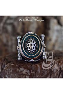 Erkek Gümüş Yüzük - Islam Usta Tasarımı Yıldız’ı Ferman • Işıklı Kutuda • Sevgiliye • Eşe Yüzük