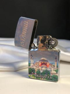 VOG iSTANBUL AYASOFYA DETAYLI ZİPPO MODELİ SEVGİLİLER GÜNÜ ÖZEL GÜN YILBAŞI HEDİYESİ ÇAKMAK