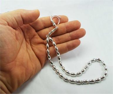Erkek Gümüş Tesbih - Arpa Kesim Büyük Boy 23 gr • Sevgiliye • Eşe • Babaya