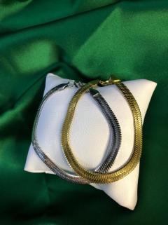 Vog Kişiye Özel Kalın Model Çelik Çift,Eş,Sevgililer Günü,Doğum Günü,Yılbaşı,YılDönümü Çlk Bileklik