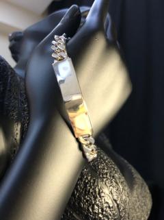 VOG KİŞİSELLEŞEN PLAKA KÜNYE 925 AYAR GÜMÜŞ BEYAZ,SARI VE BEYAZ RENK SEÇENEĞİ İLE 