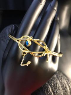 VOG KİŞİYE ÖZEL DÜĞÜM BİLEKLİK 925 AYAR GÜMÜŞ İSTENİLEN  HARFTE YAPILABİLİR ROZE,BEYAZ SEÇENEĞİ