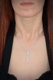 VOG LİDA BAYAN ZİRCONİA TAŞLI GÜMÜŞ SU YOLU SET-KOLYE,BİLEKLİK,KÜPE,YÜZÜK