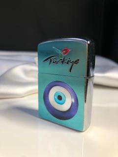 VOG NAZAR BONCUK TÜRKİYE DETAYLI ZİPPO MODELİ SEVGİLİLER GÜNÜ ÖZEL GÜN YILBAŞI HEDİYESİ ÇAKMAK