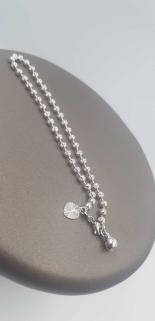 Vog Paslanmaz Çelik Dorika Toplu Kalp Detay Ve Çın Çın Çıngırak Sesli Beyaz Renk Hal Hal 