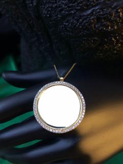 VOG KİŞİSELLEŞEN PLAKA KENARI ZİRCONİA TAŞLI SARI RENK 925 AYAR GÜMÜŞ KOLYE ROZE,BEYAZ SEÇENEĞİ