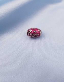 Vog Pandora’s Charm’s Happy Bhirtday Yazılı 925 Ayar Gümüş Charms