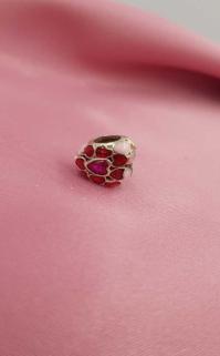 Vog Pandora’s Charm’s Renkli Kalpler Aşk Patlaması Taşlı  925 Ayar Gümüş Charms