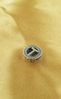 Vog Pandora’s Charm’s Taşlı (T) Harfi 925 Ayar Gümüş Charms