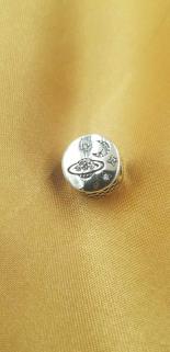 Vog Pandora’s Charm’s Uzay Mekiği.Yıldız Ve Ay 925 Ayar Gümüş Charms