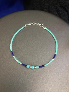 Vog Renk Renk Rengarenk Firuze Taş Detaylı 925 Ayar Gümüşlü Hal Hal 