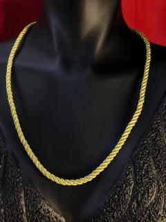 VOG SİMLİ YEŞİL İP HER TÜRLÜ KOLYE UCU TAKILAN UÇ KISMI PİRİNÇ KİLİT KISMI ÇELİK KOLYE